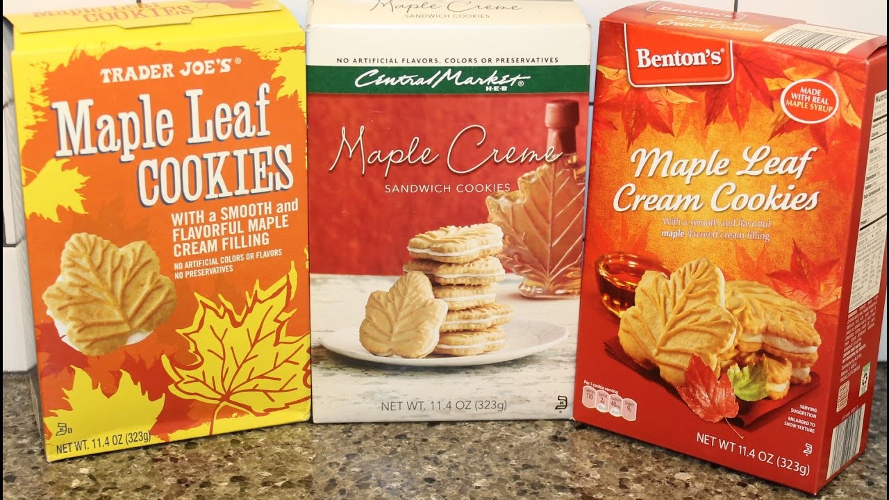Maple Leaf Cookie Blind Taste Test: Trader Joe’s, H-E-B Central Market & Aldi Benton’s