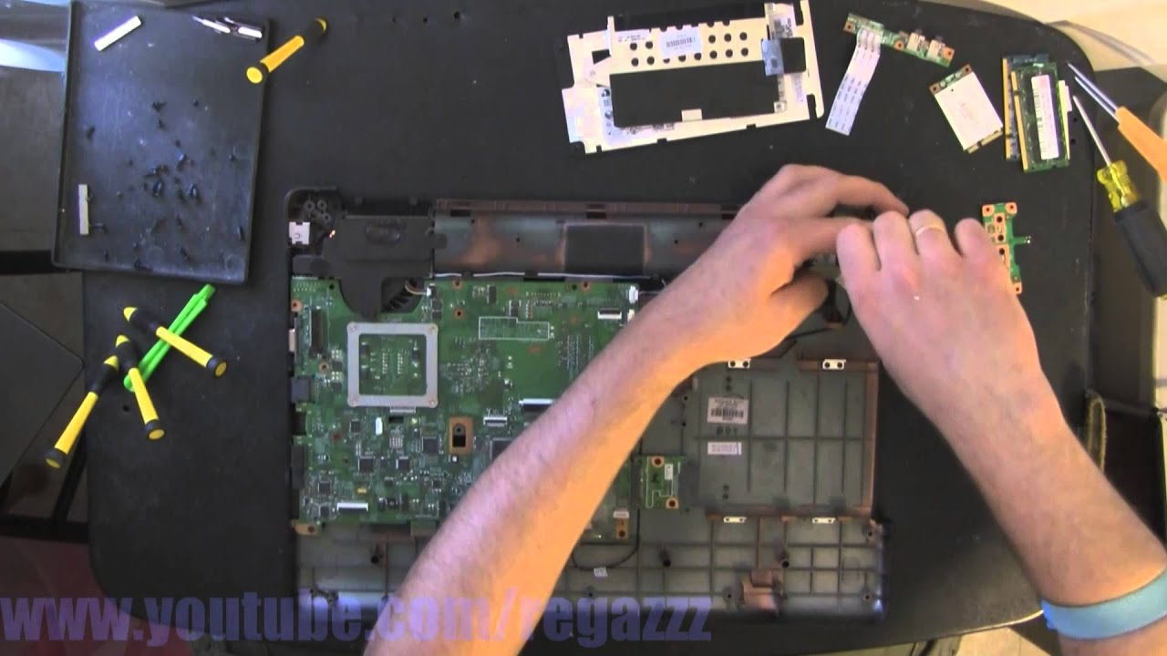 COMPAQ CQ70 take apart, disassembly, how-to video (nothing left) HD