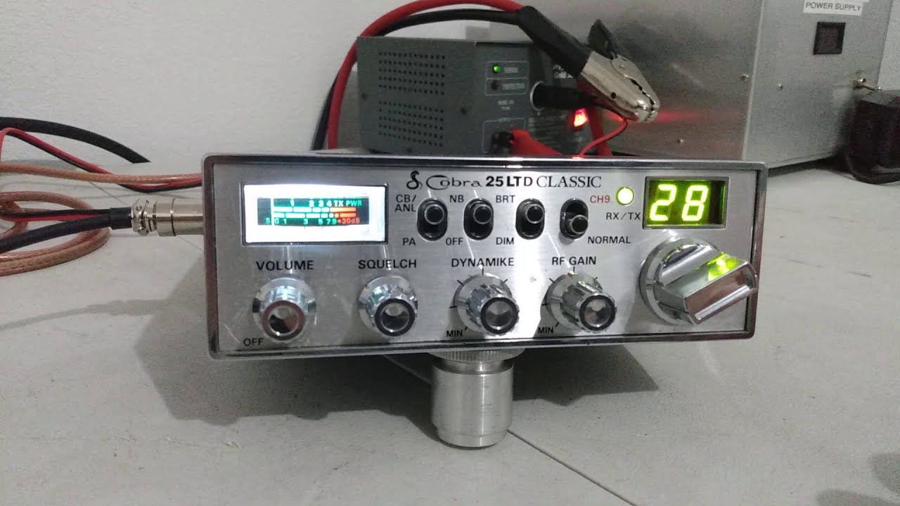 Cobra 25LTD Classic, Made in the Philippines, Clean Radio