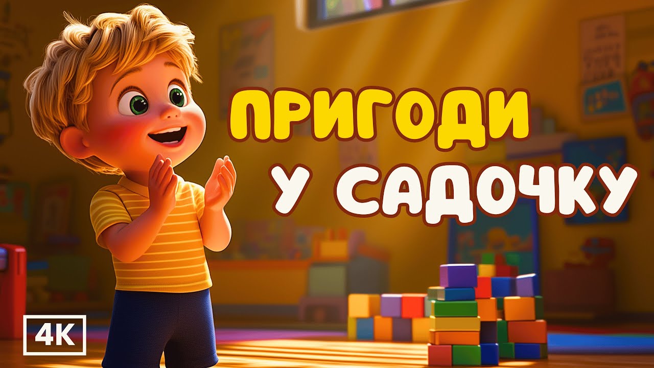 Перший День У Садочку 🤗 Казка Для Дітей Українською 🇺🇦 (4К)