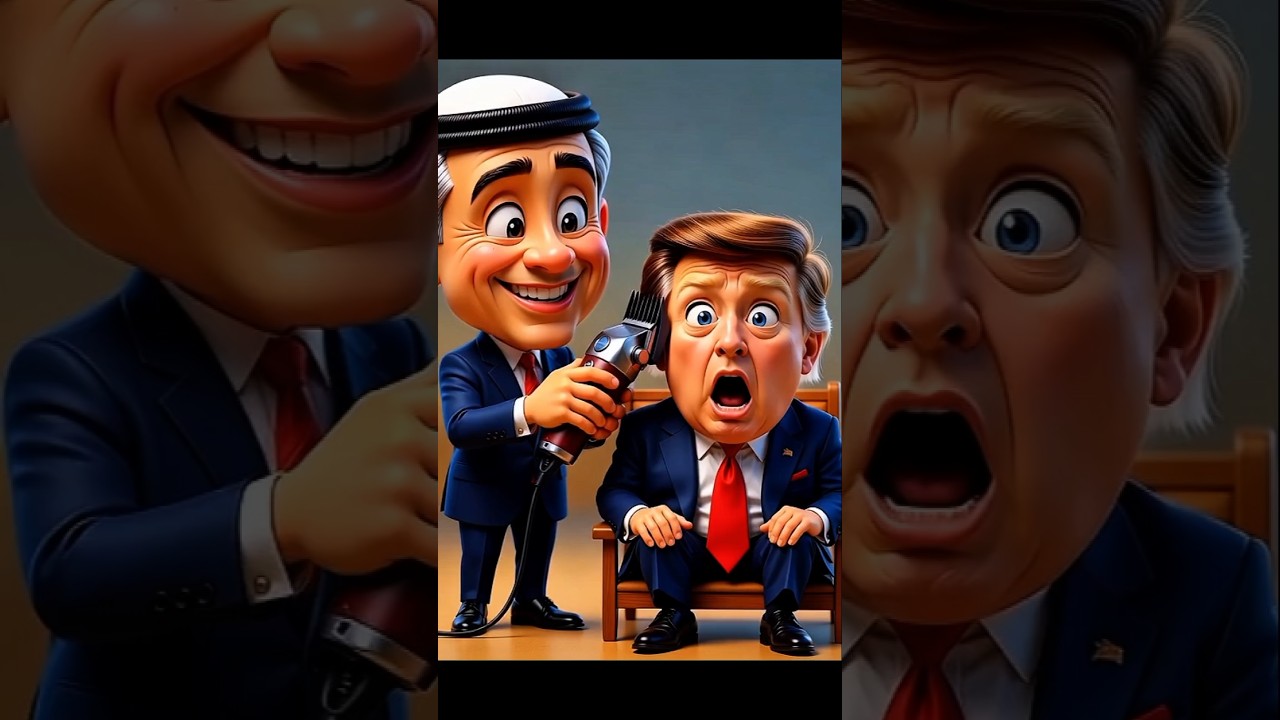 Trump and UAE President funny