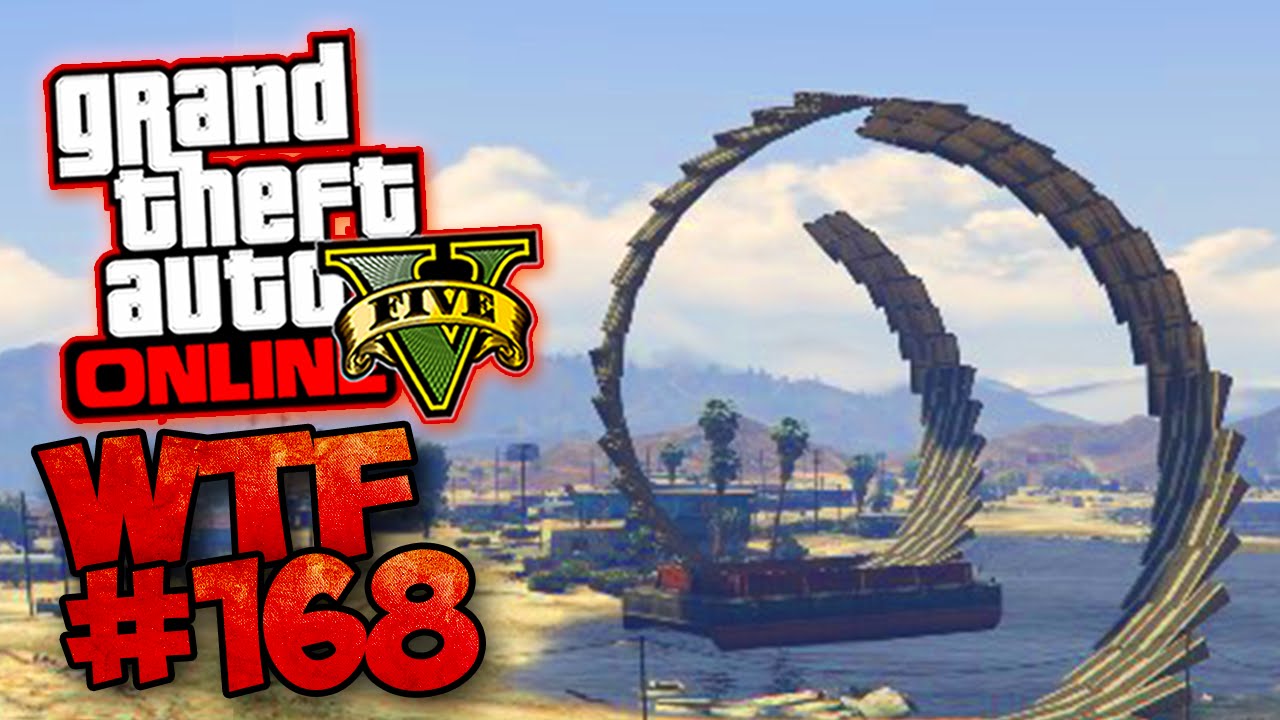 100% WTF ! TSUNAMI SURF ! GTA 5 ONLINE COURSE WTF #168
