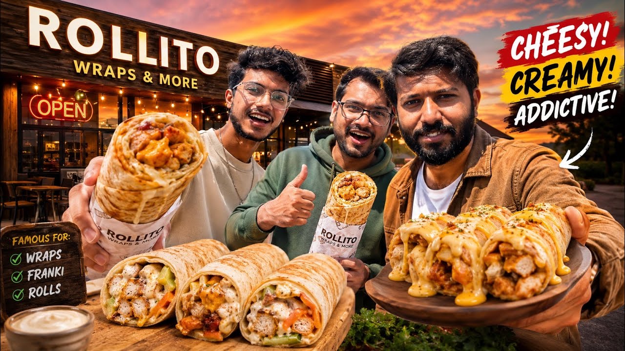 We Found Ahmedabad&rsquo;s Hidden ADDICTIVE Wrap Gem! 🌯🔥 | Rollito Bopal Ahmedabad 