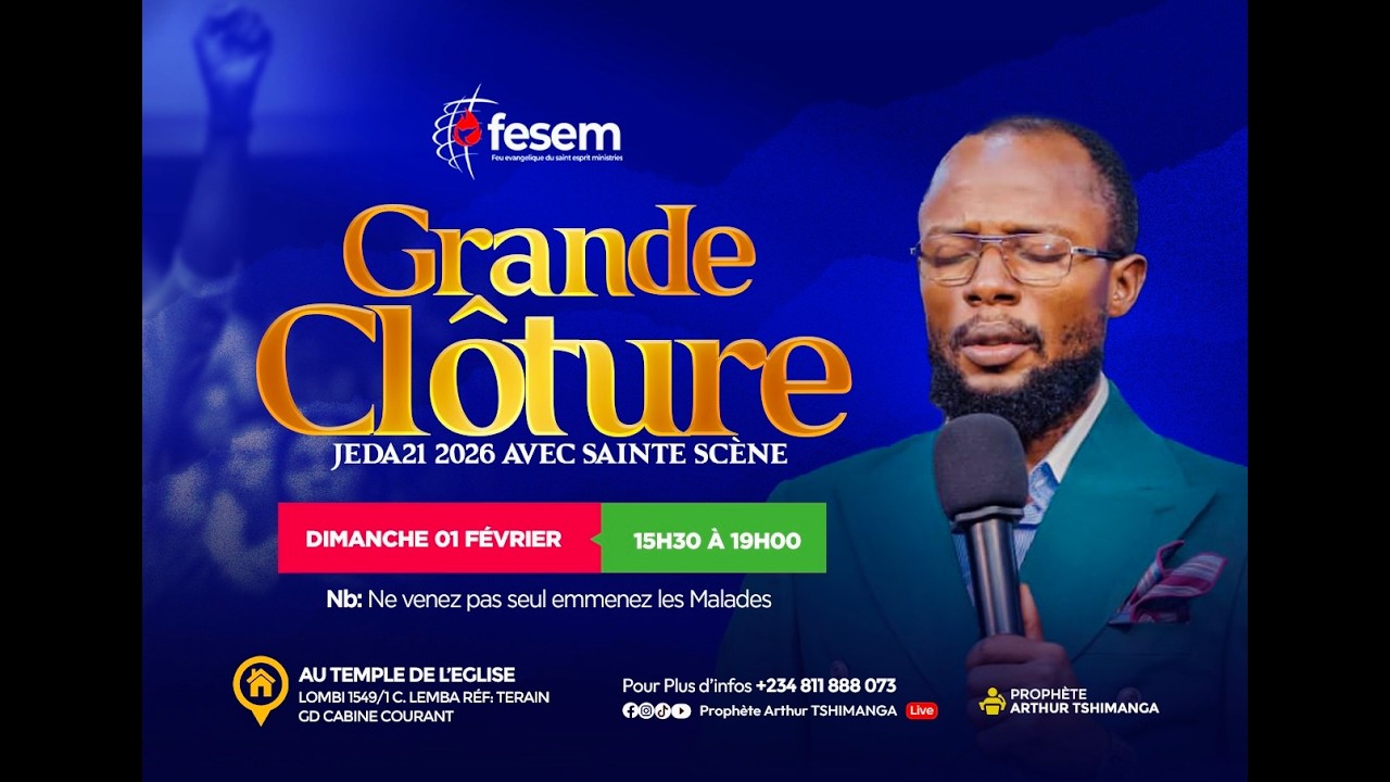 Shalom peuple de Dieu !Suivez en direct notre jeune de Daniel (JEDA21) CLOTURE