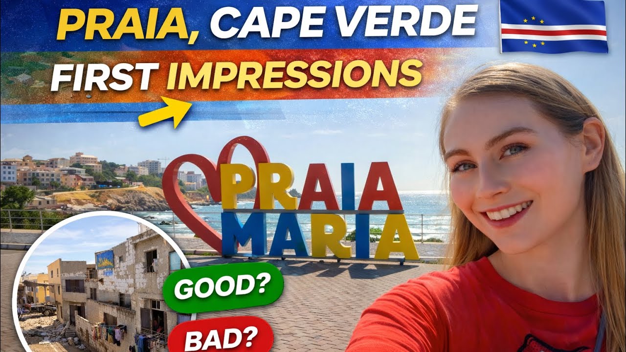 City views and first impressions of Praia, Cape Verde 🇨🇻 Country 121/195