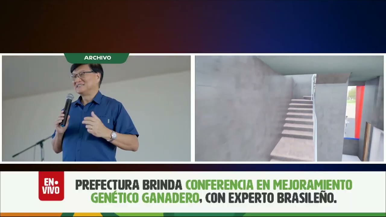 PREFECTURA BRINDA CONFERENCIA INTERNACIONAL CON EXPERTO BRASILEÑO DE MEJORAMIENTO GENÉTICO GANADERO.