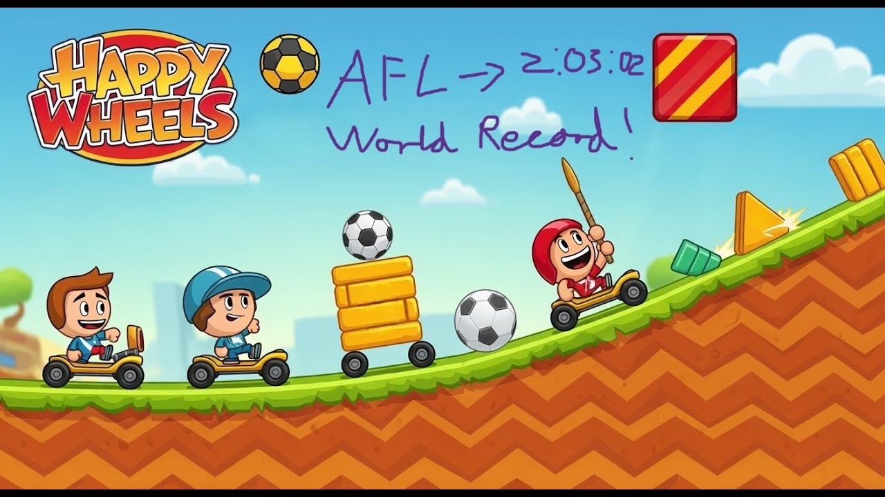 Happy Wheels All Featured Levels Speedrun in 2:03:02 [fWR]