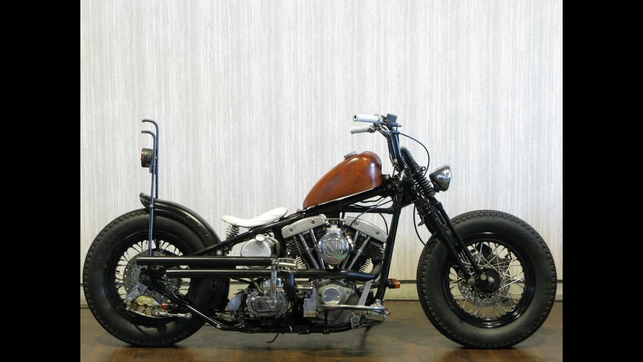 Harley Davidson 1980y Rigid Shovel Full Custom