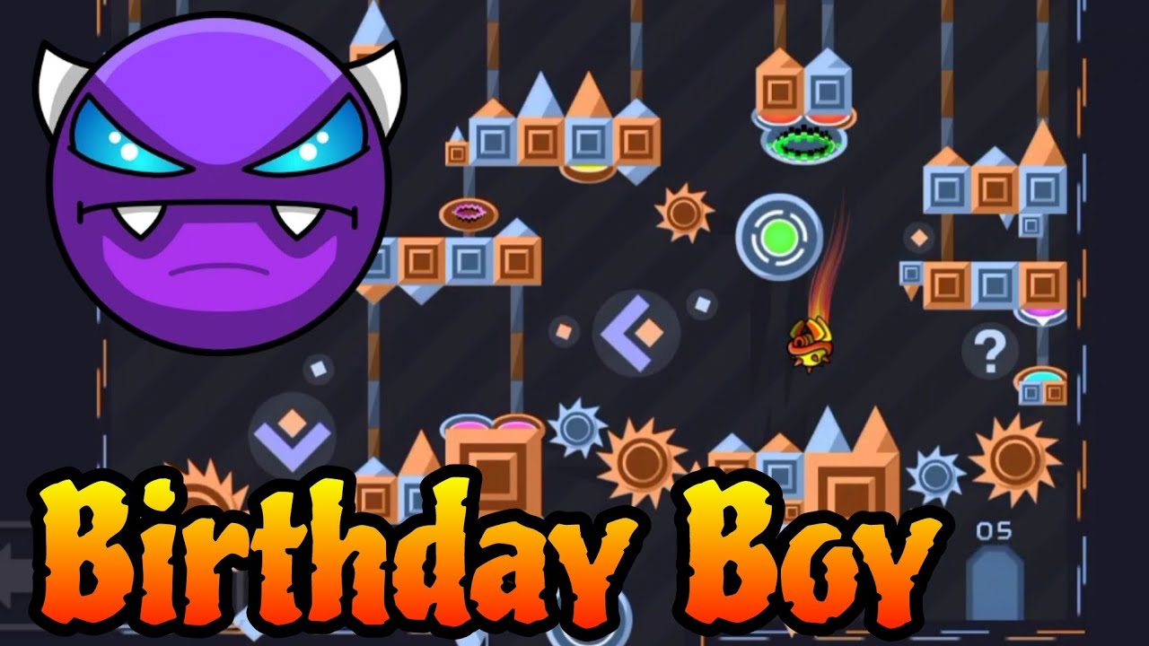 Birthday Boy by Cynixk 100% (Platformer Easy Demon) - Geometry Dash 2.2