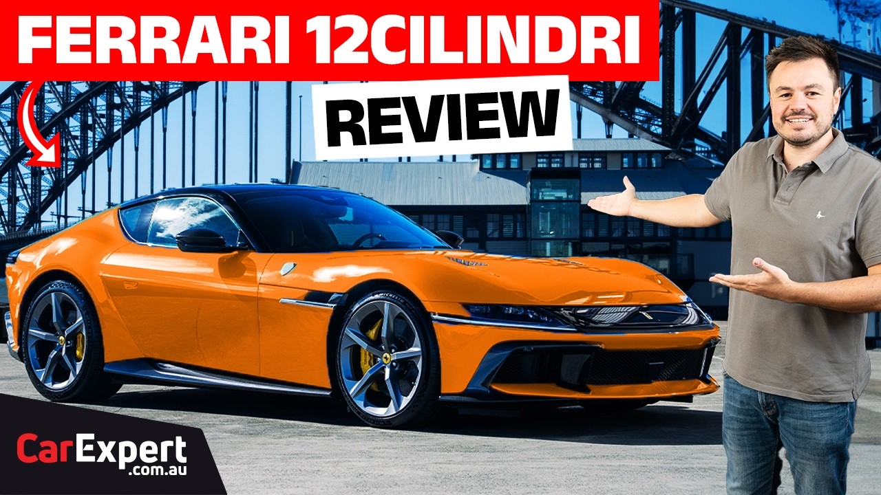 New Ferrari 12 Cilindri - first look (and listen) at Ferrari's all-new V12 supercar!