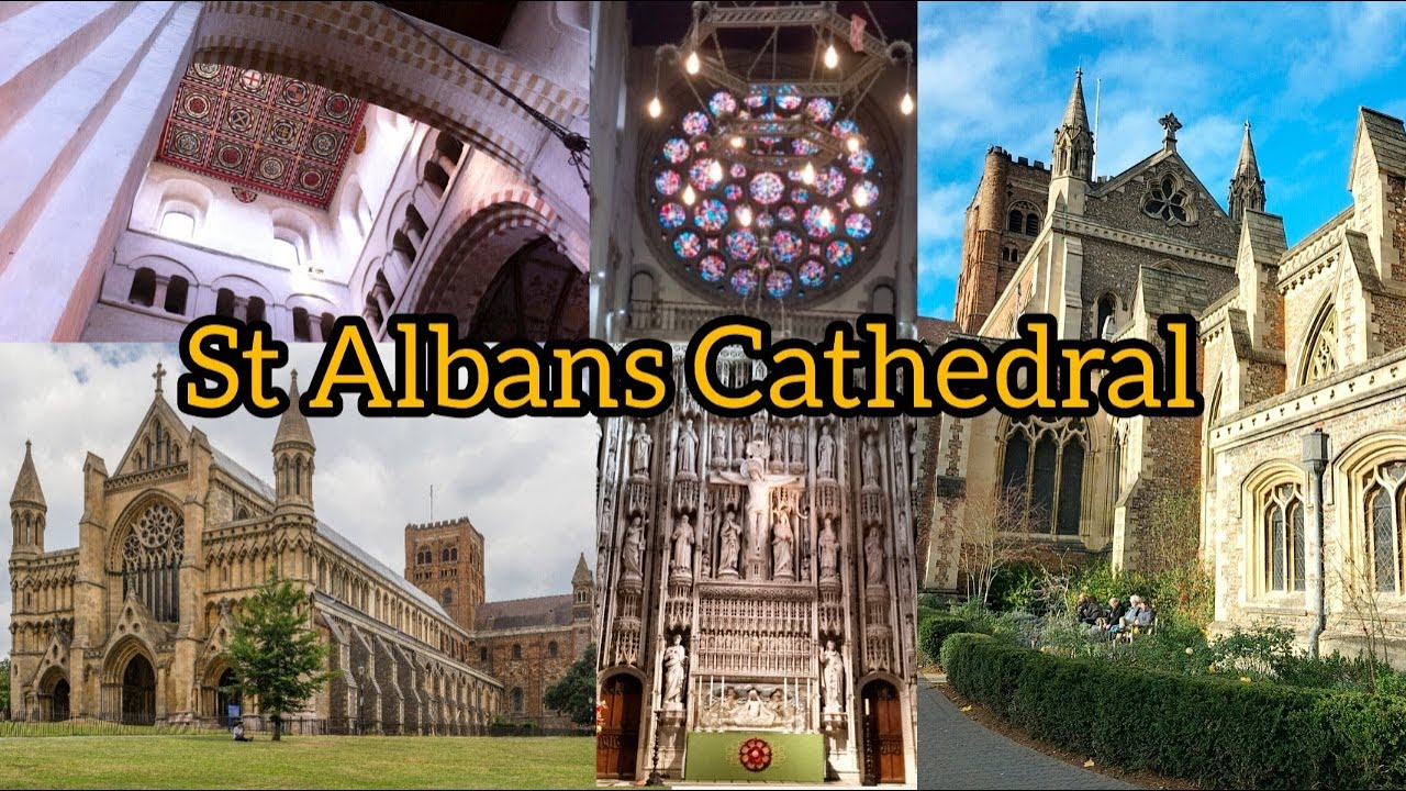 🇬🇧 ⛪Exploring the St Albans Cathedral, London | Britain's First Saint