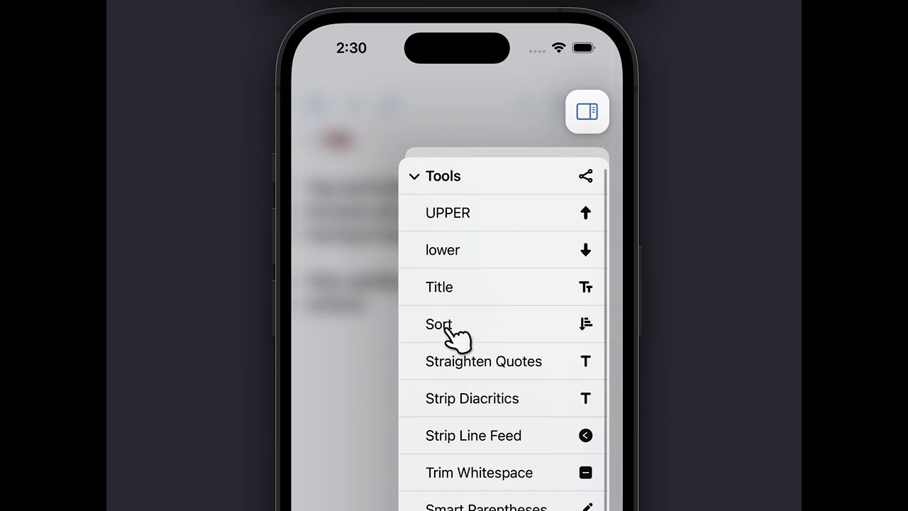 TIP: Long Press Action List Button to Browse and Run Drafts Actions