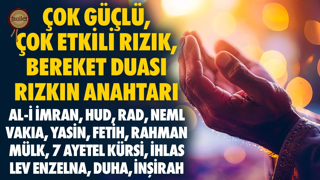 Çok Güçlü Rızık, Bereket Duası - Rızkın Anahtarı Karınca Duası