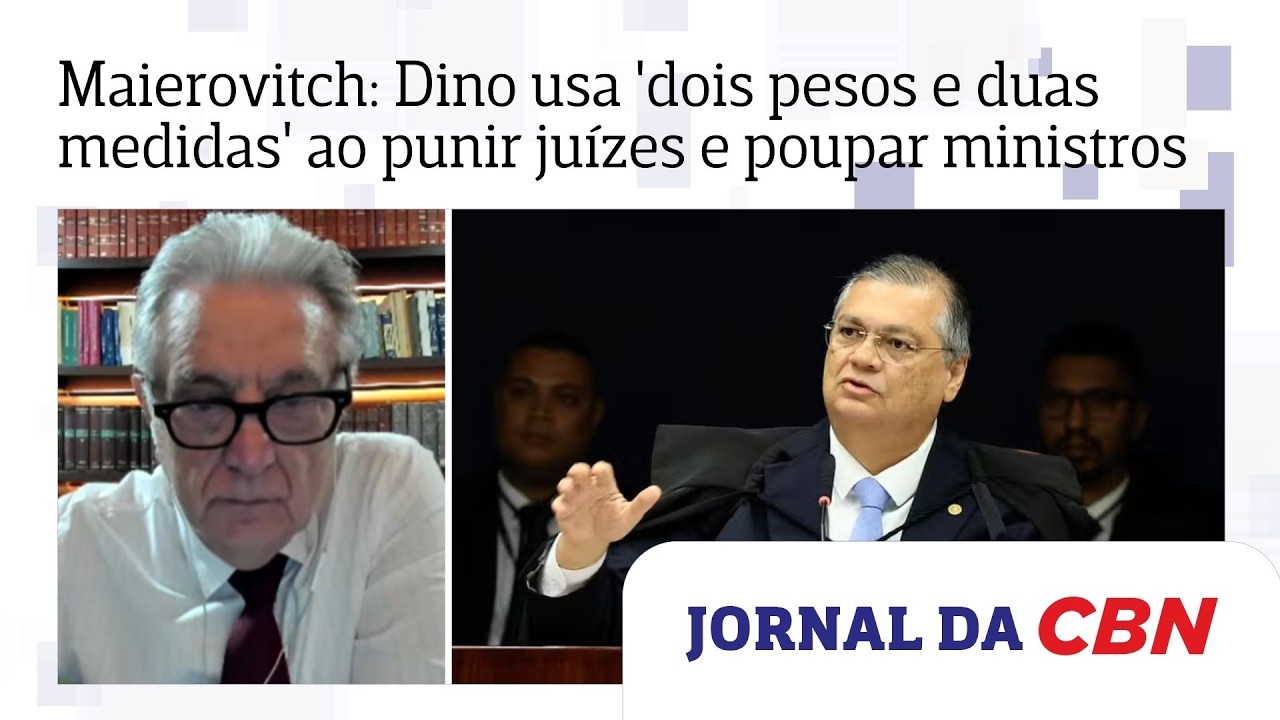 Maierovitch: Dino usa 'dois pesos e duas medidas' ao punir juízes e poupar ministros do STF
