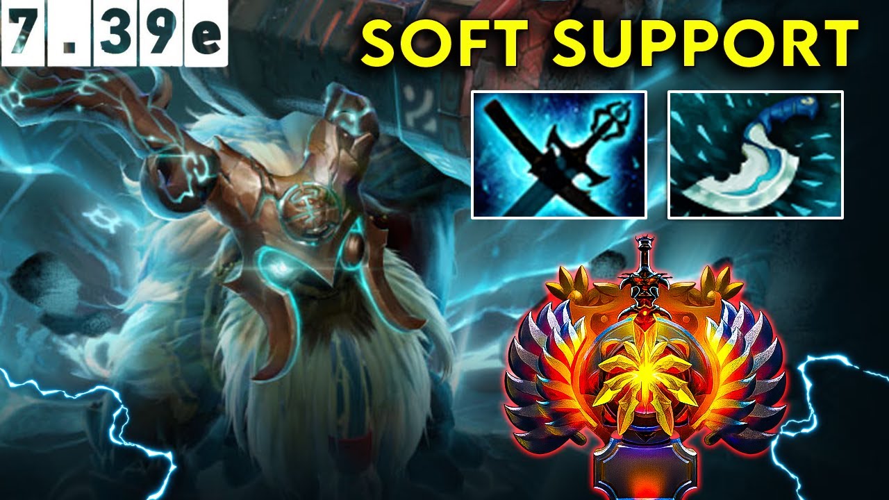 Earthshaker Immortal Soft Support - Dota 2 Patch 7.39e Pro Pub Gameplay