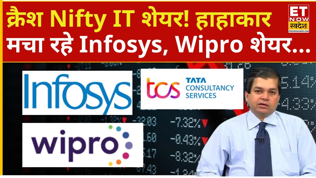 Infosys, Wipro और TCS समेत IT Stocks से बना बाजार का Black Friday! | IT Stocks Crash explainer