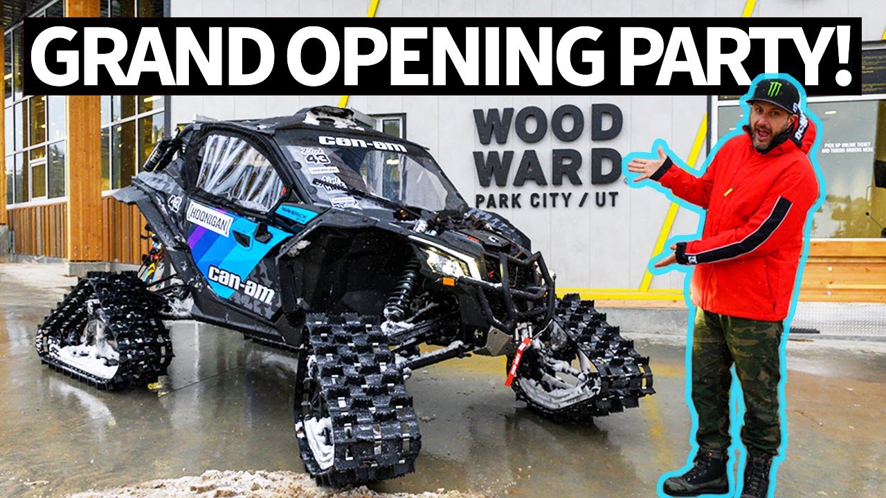 Кен Блок едет на торжественное открытие парка развлечений Woodward Park City! Самый большой в мир...