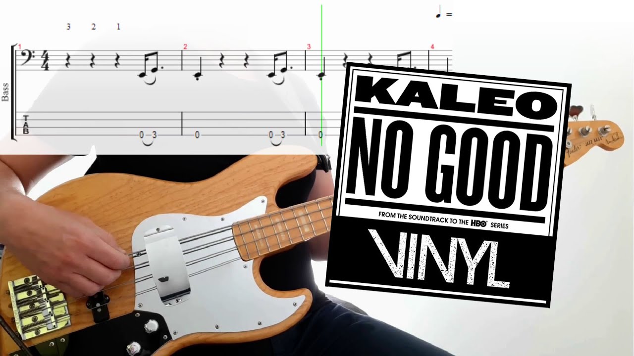 Kaleo - No Good // Bass cover with play-along tab and notation