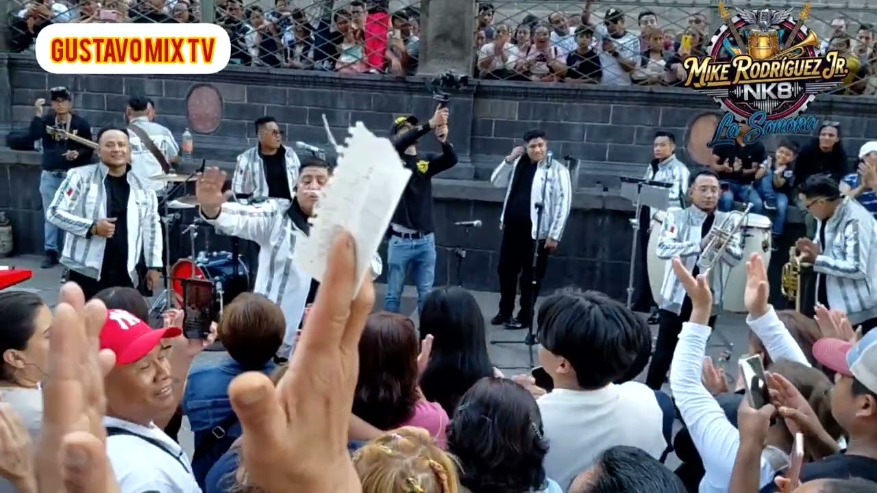 Mike rodriguez Jr nk8 la sonora en vivo zócalo de puebla 2025