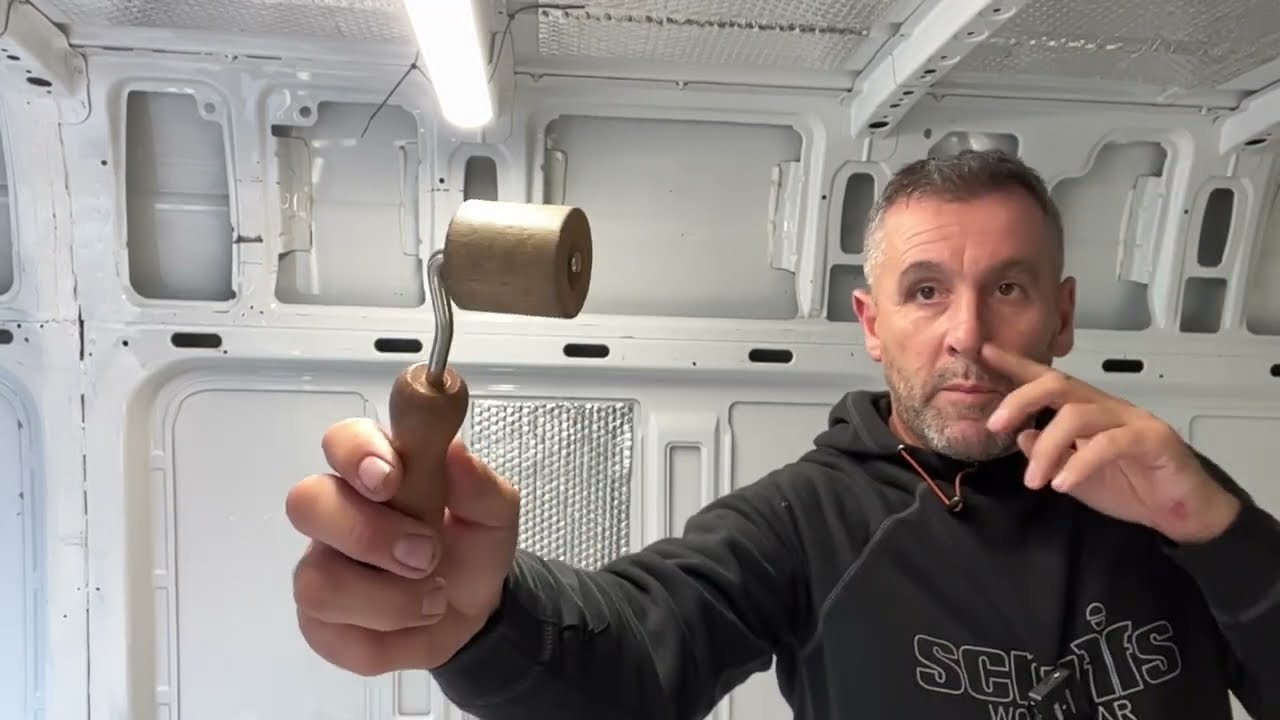VW Crafter van conversion sound deadaning with DODO mat