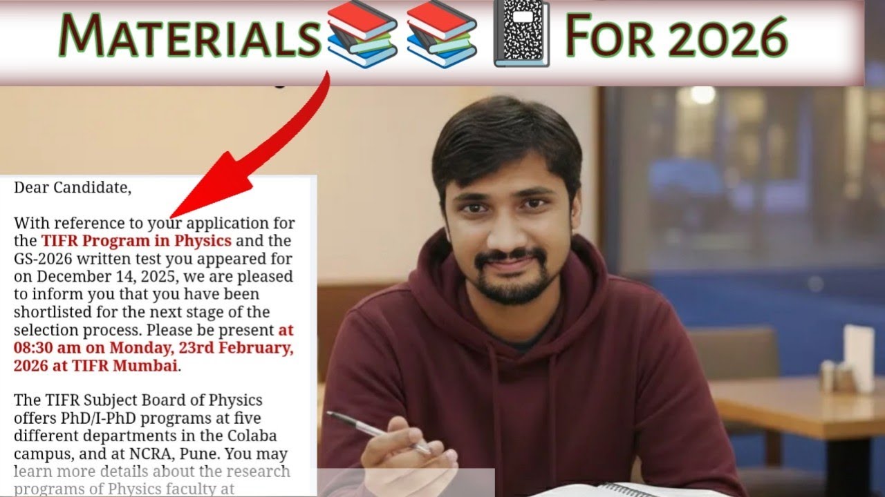 Простые советы по материалам📚📚, связанным с экзаменами NET GATE TIFR и JEST 2026🏆