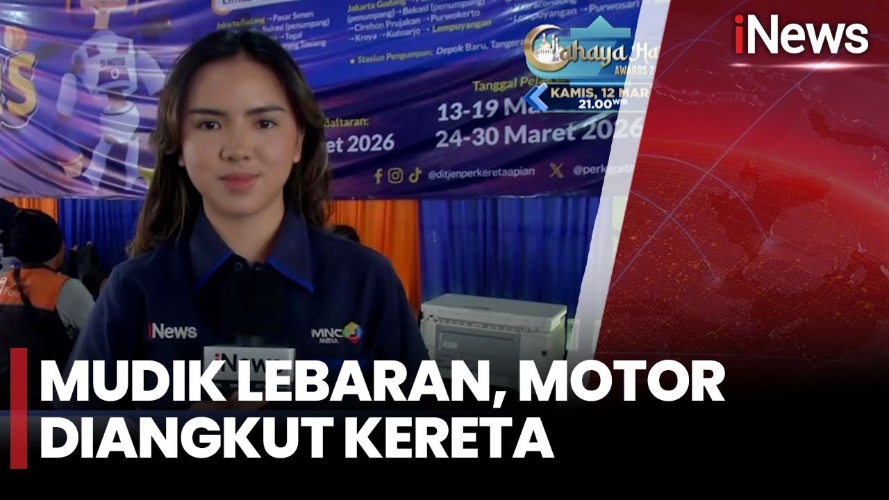 Mudik Motor Gratis Sudah Dibuka hingga 29 Maret | iNews Today 5/3