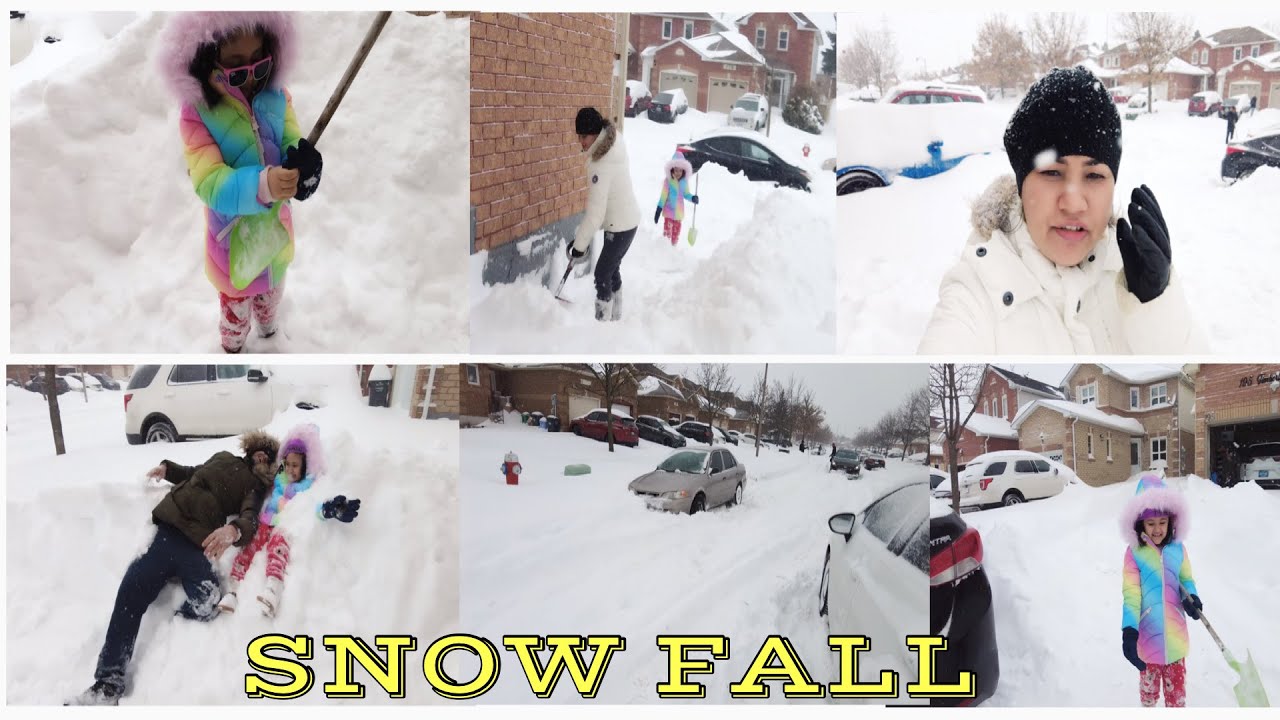 Snow Storm In Brampton Canada | Weather alert! | Shovelling Snow | Winter In Canada | MAGNA CANADA