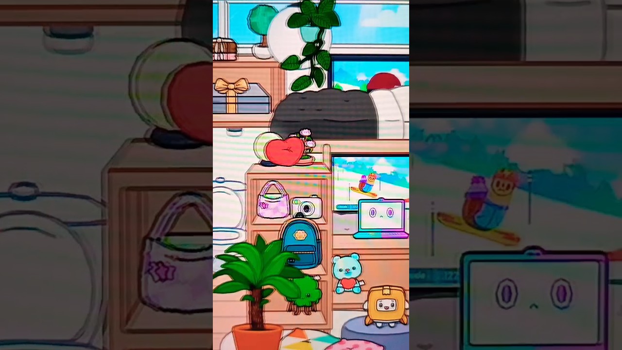 free small apartment design in toca boca using the free house 💻🤩