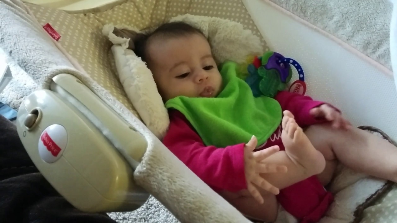 BABY PLAYING WITH HER FEET FOR THE FIRST TIME
