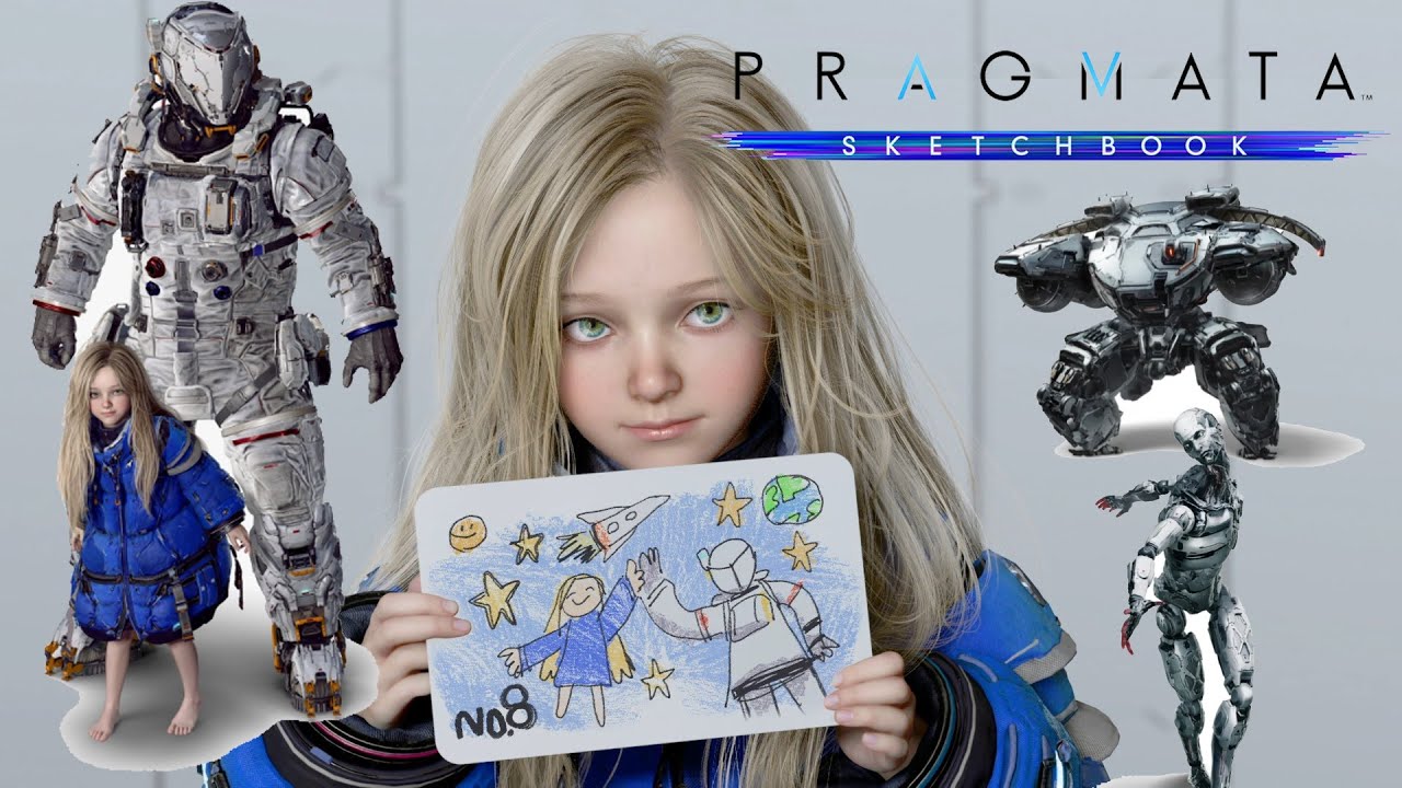 Pragmata Sketchbook (Demo Playthrough)