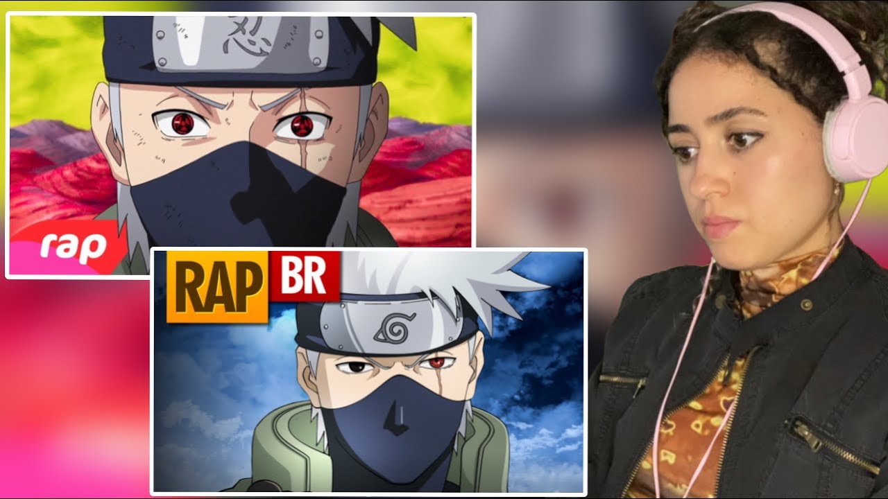 Rap do Kakashi (Naruto) | 7mz | Tauz #react 2 em 1