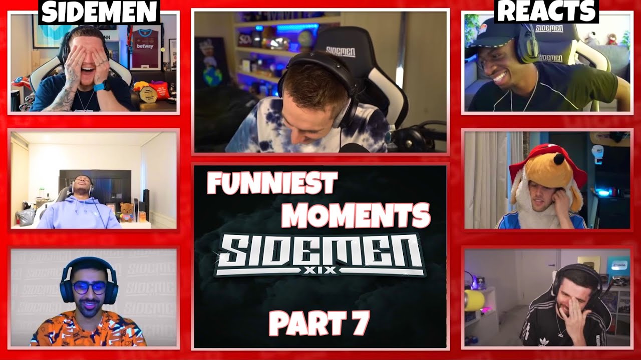 SidemenReacts Funniest Moments Compilation part 7