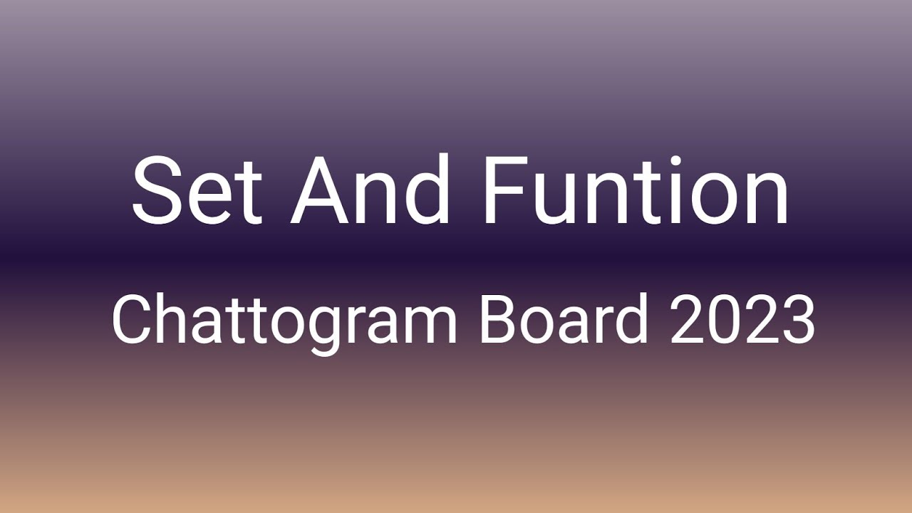 SSC Math chattogram Board 2023 Chapter 2 CQ Solve / SSC Math Ch 2 | Nahid's Math Tutorial
