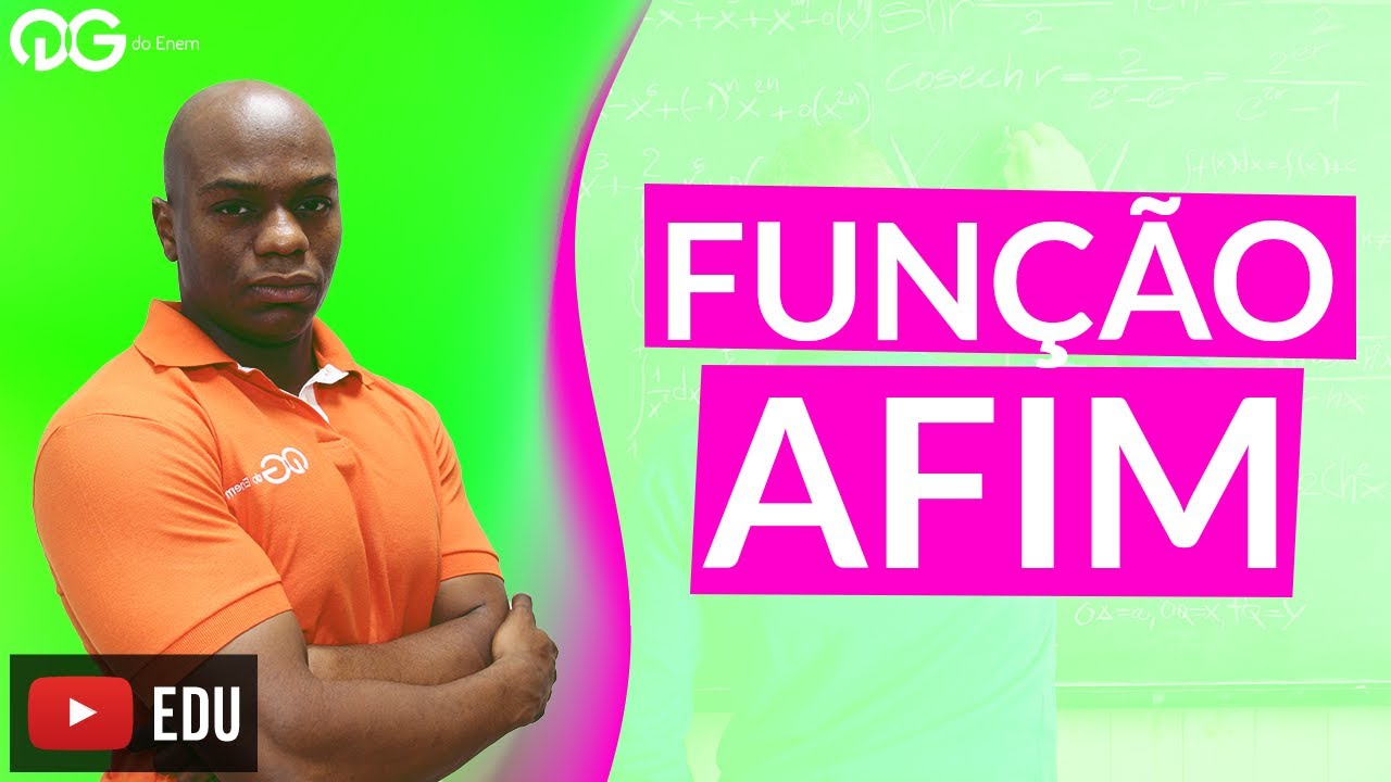 Matem&aacute;tica do Zero: Fun&ccedil;&atilde;o Afim