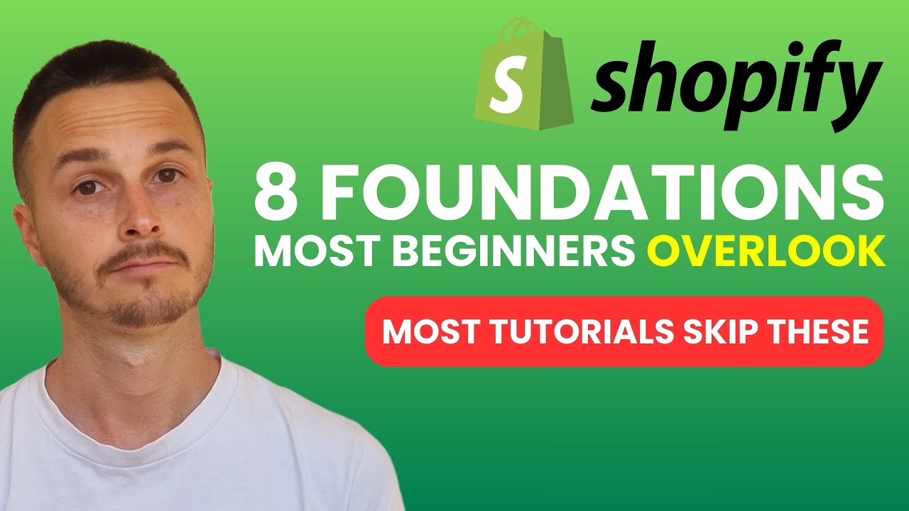 Shopify for Beginners: The 8 Foundations Most Beginners Miss (Deep Dive)