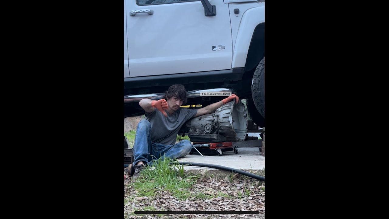 2009 Hummer H3 transmission removal part 1