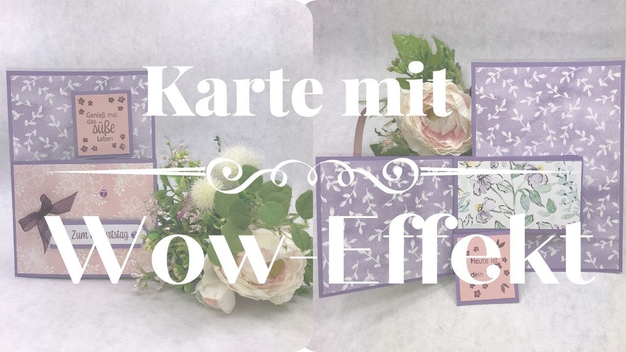 Tech-Karte mit Wow Effekt | Besondere Karte | Pop up | Hand-penned | Stampin' Up!