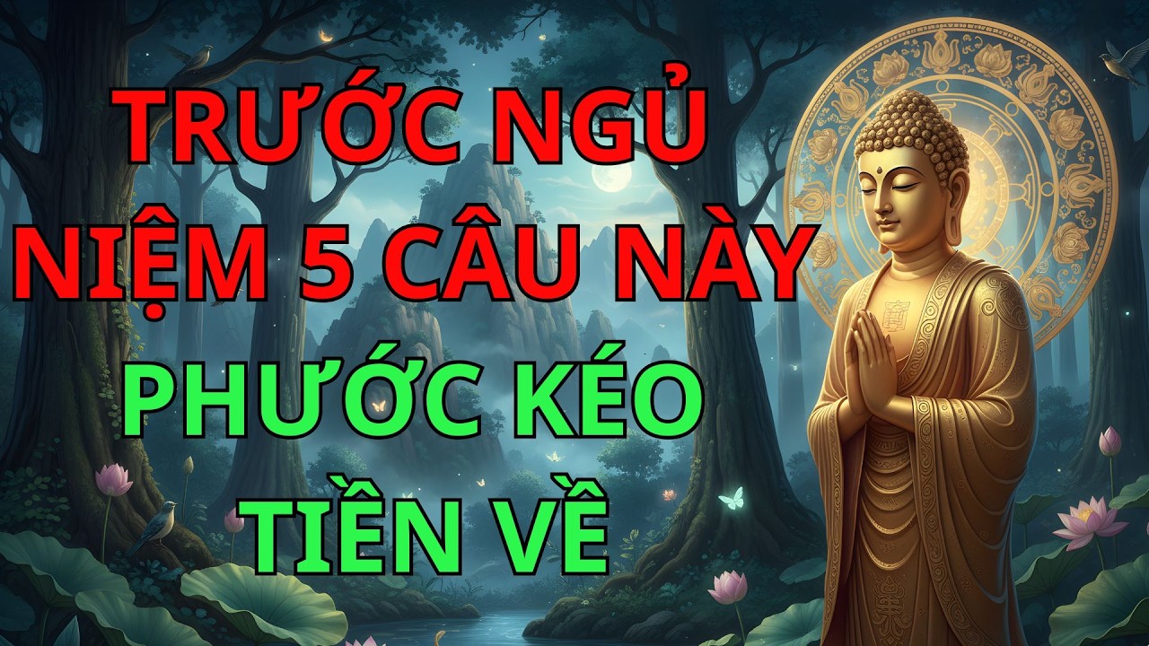 Lời Phật Dạy: Trước Khi Đi Ngủ Cứ Niệm 5 Câu Này, Cầu Tiền Có Tiền, Gia Đình Hết Khổ Rất Linh Nghiệm