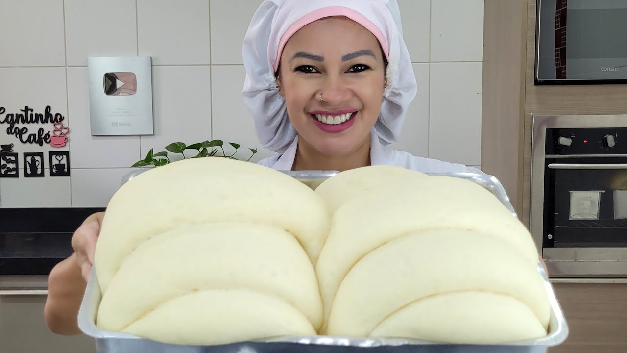 💕 PÃO CASEIRO super GIGANTE tamanho FAMÍLIA - FOFINHO E SABOROSO como você nunca viu ❗#receitadepao