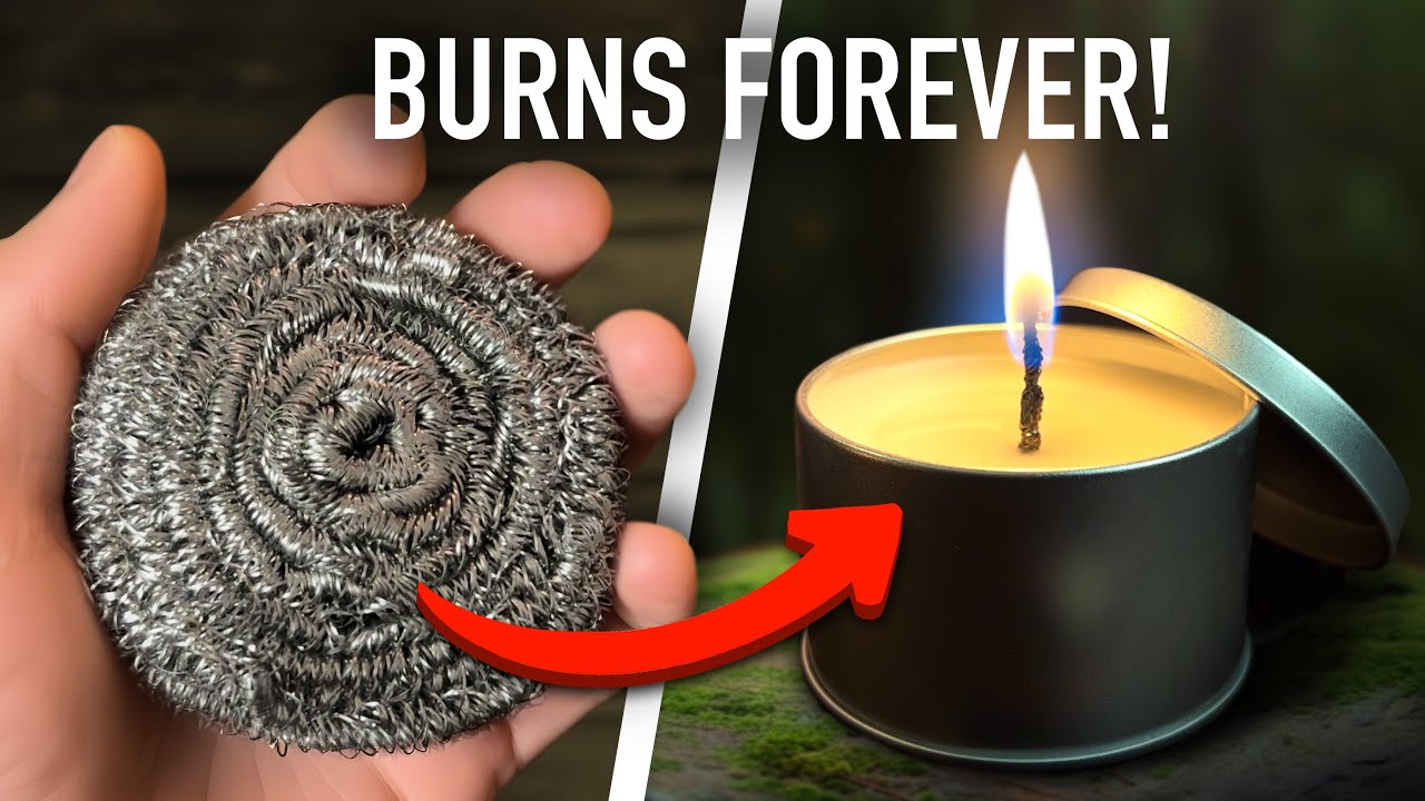 How To Make an INFINITE CANDLE Wick &ndash; Burns Forever!