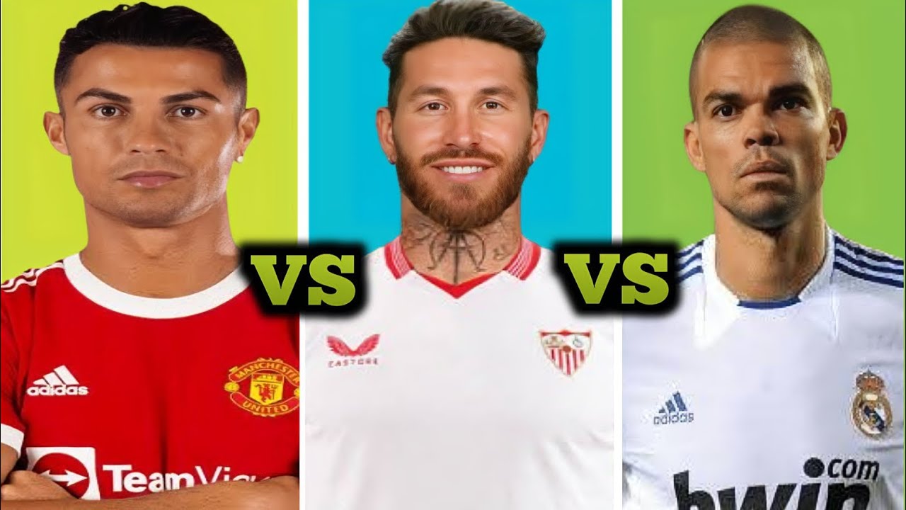 Comparison: Sergio Ramos vs Pepe vs Ronaldo | The Best Defender And Attacker El Real! | Footballogy