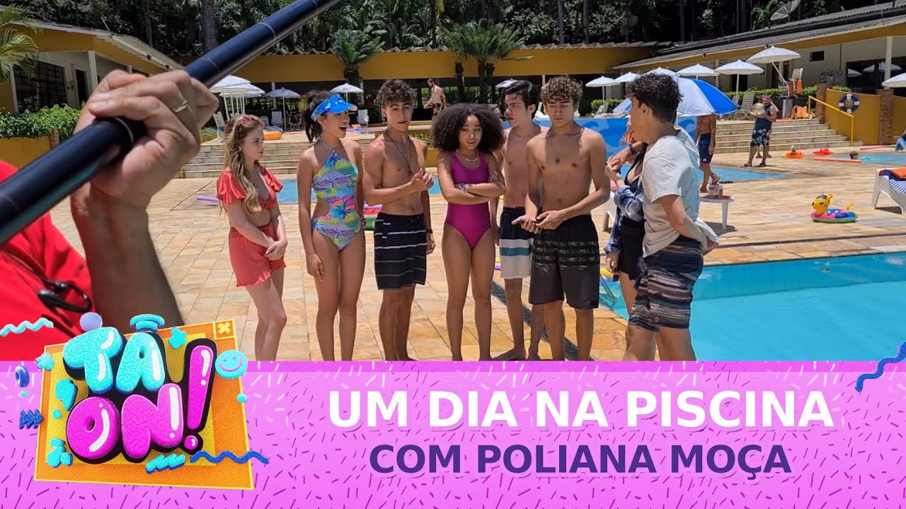 Duda Pimenta exige folga e um dia na piscina em Poliana Moça! | Tá On
