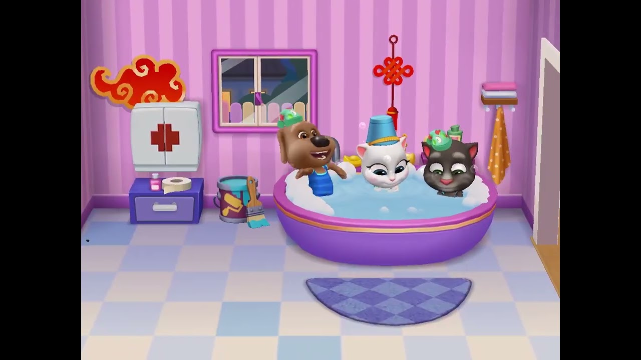 This si me playing talking tom friends 