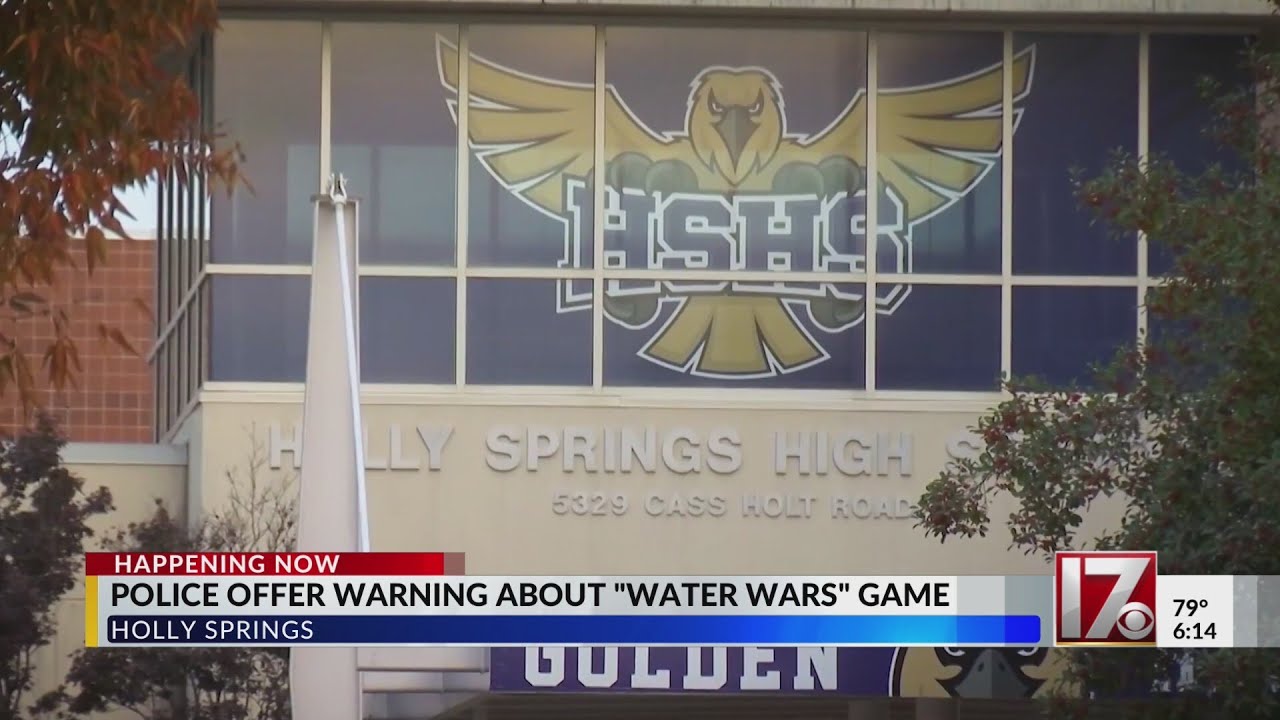 Holly Springs High School 'Water Wars' prompt warning from police