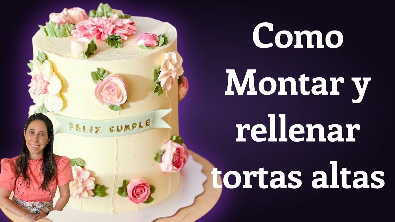 Cathy Denis está en vivo- cómo rellenar tortas altas