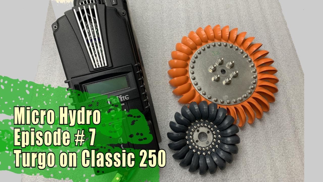 Micro Hydro - 32 spoon Turgo on Classic 250