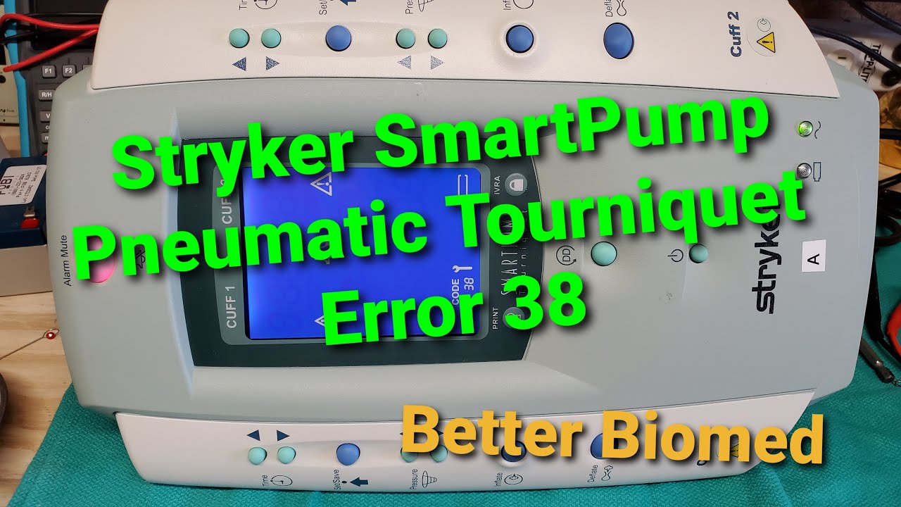 Ошибка 38 насоса Stryker SmartPump