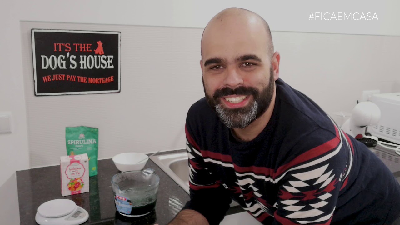 Gelatina de Spirulina para Cão
