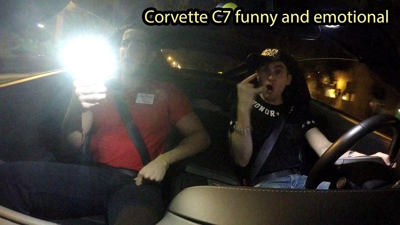 iPlay4K Corvette C7 Funny racing video exhaust very funny emotional