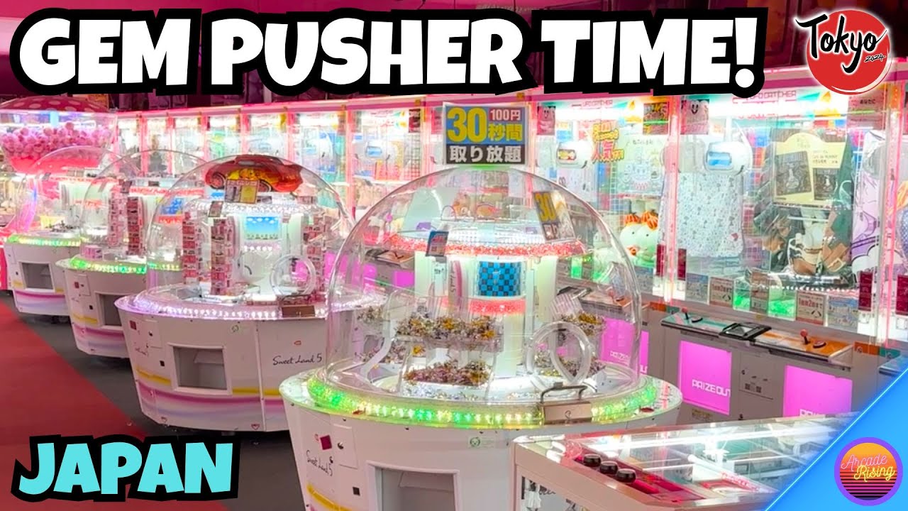 Japanese Gem Pusher Games Everywhere! How Many Prizes Can We Win?